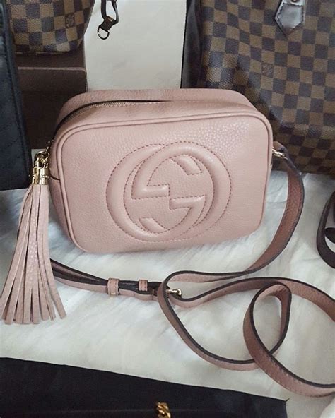 gucci soho disco bag rose beige replica|authentic gucci soho disco bag.